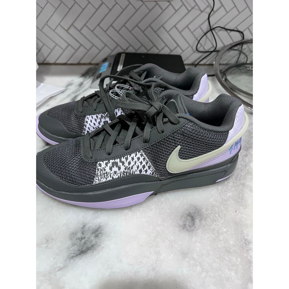 Nike JA 1 Personal Touch Men’s 11 FQ4796-001 Grey Purple Basketball Shoes